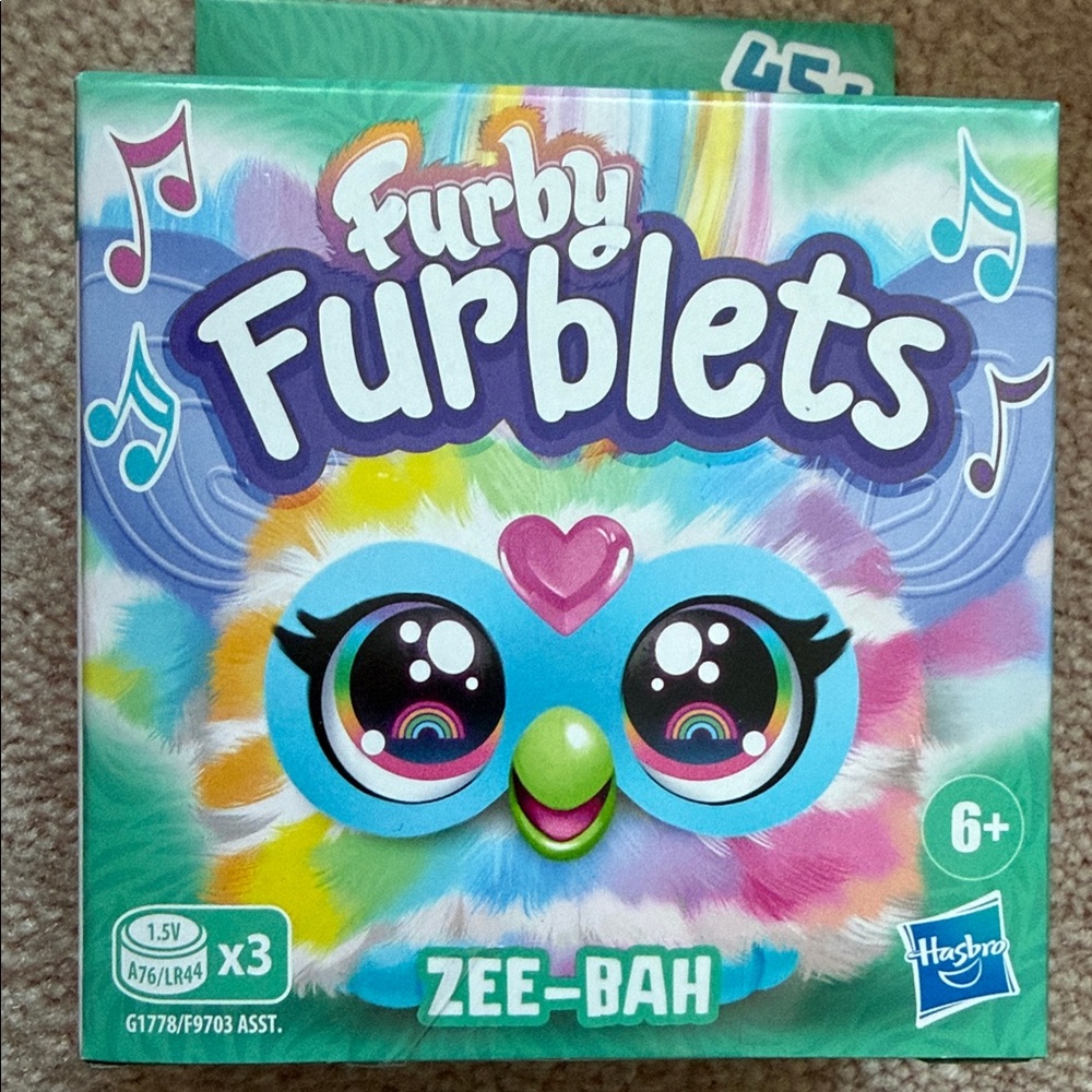 Hasbro Furby Furblets Zee-Bah Rainbow Toy